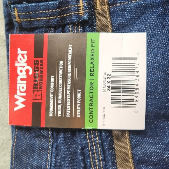Mens Wrangler Contractor jeans - Picture 3 of 3
